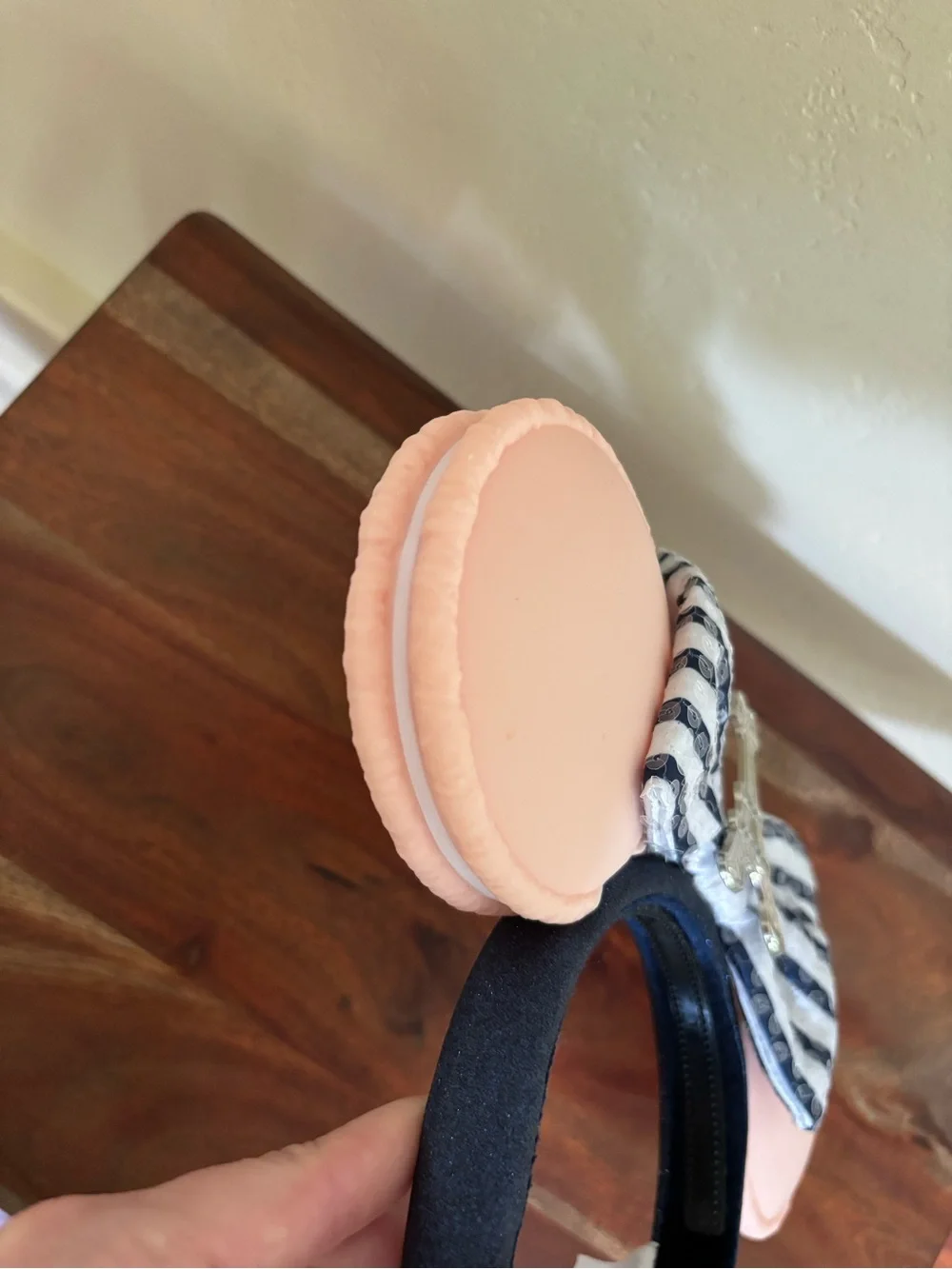 Disney Pink macaroon Minnie Ears Headband